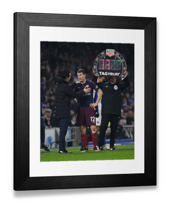 Framed Print : Unai Emery Coaches Arsenal Against Brighton & Hove Albion, Premier League 2018-19 Framed Print : Unai Emery Coaches Arsenal Against Brighton & Hove Albion, Premier League 2018-19