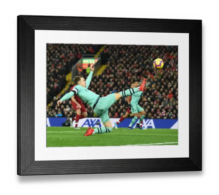 Framed Print : Ramsey at Anfield: Liverpool vs. Arsenal, Premier League Showdown (2018-19)