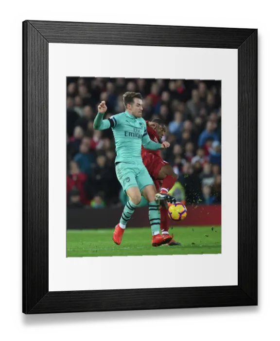 Framed Print : Ramsey vs. Wijnaldum: Intense Battle at Anfield - Liverpool vs. Arsenal, Premier League 2018-19 Framed Print : Ramsey vs. Wijnaldum: Intense Battle at Anfield - Liverpool vs. Arsenal, Premier League 2018-19