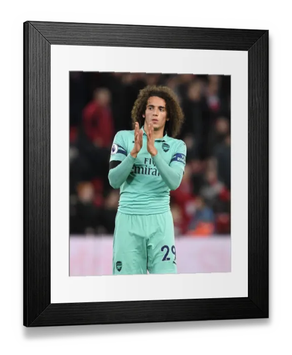 Framed Print : Guendouzi Applauds Arsenal Fans at Anfield: Liverpool vs Arsenal, Premier League 2018-19 Framed Print : Guendouzi Applauds Arsenal Fans at Anfield: Liverpool vs Arsenal, Premier League 2018-19