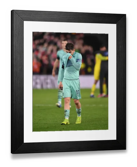 Framed Print : Torreira's Reaction: Liverpool vs. Arsenal, Premier League 2018-19 Framed Print : Torreira's Reaction: Liverpool vs. Arsenal, Premier League 2018-19