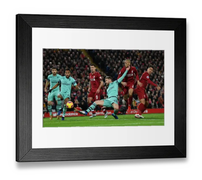 Framed Print : Mustafi Faces Off Against Fabinho and Firmino: Liverpool vs Arsenal, Premier League Showdown (2018-19) Framed Print : Mustafi Faces Off Against Fabinho and Firmino: Liverpool vs Arsenal, Premier League Showdown (2018-19)