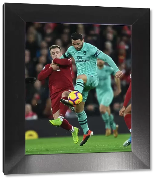 Sead Kolasinac vs Xherdan Shaqiri: Intense Battle at Anfield - Liverpool vs Arsenal, Premier League 2018-19