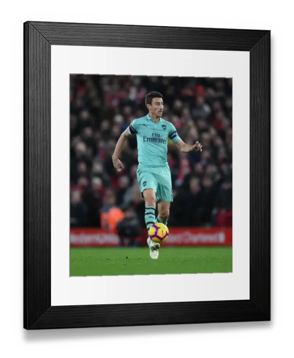 Framed Print : Laurent Koscielny in Action: Liverpool vs. Arsenal, Premier League 2018-19 Framed Print : Laurent Koscielny in Action: Liverpool vs. Arsenal, Premier League 2018-19