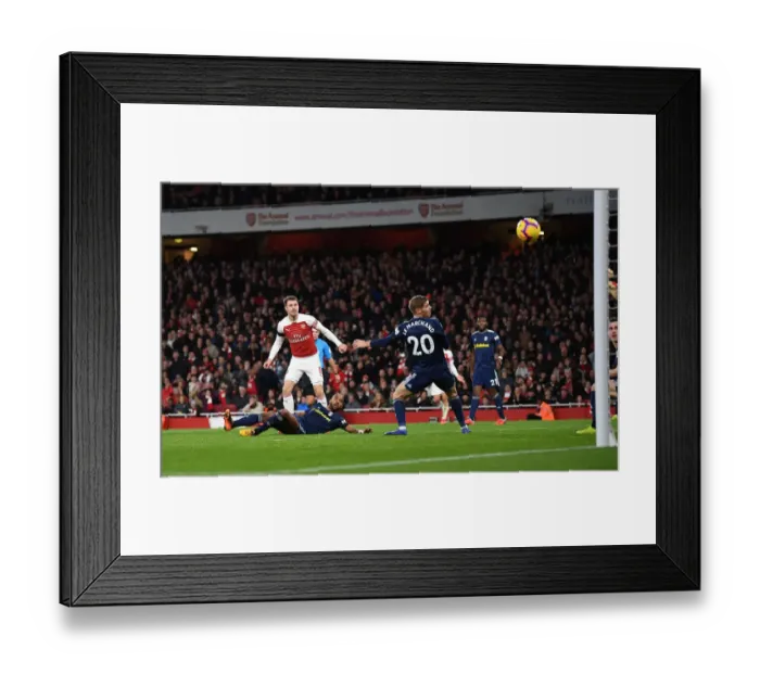 Framed Print : Aaron Ramsey Scores Arsenal's Third Goal Against Fulham (2018-19) Framed Print : Aaron Ramsey Scores Arsenal's Third Goal Against Fulham (2018-19)