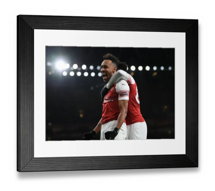 Framed Print : Four Sensational Goals by Aubameyang: Arsenal's Thrashing of Fulham, Premier League 2018-19 Framed Print : Four Sensational Goals by Aubameyang: Arsenal's Thrashing of Fulham, Premier League 2018-19