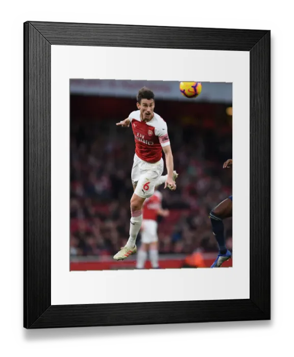 Framed Print : Laurent Koscielny Focuses in Arsenal's Battle Against Fulham (January 2019) Framed Print : Laurent Koscielny Focuses in Arsenal's Battle Against Fulham (January 2019)