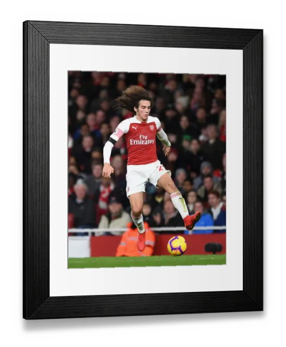 Framed Print : Matteo Guendouzi: In Action for Arsenal in the Premier League 2018-19 against Fulham Framed Print : Matteo Guendouzi: In Action for Arsenal in the Premier League 2018-19 against Fulham