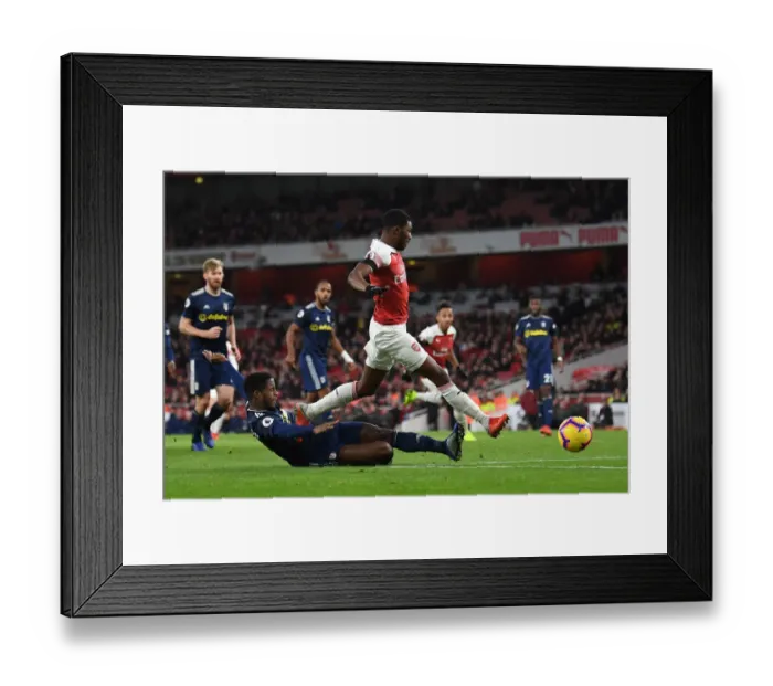 Framed Print : Arsenal vs Fulham: Maitland-Niles vs Sessegnon Clash in Premier League Showdown