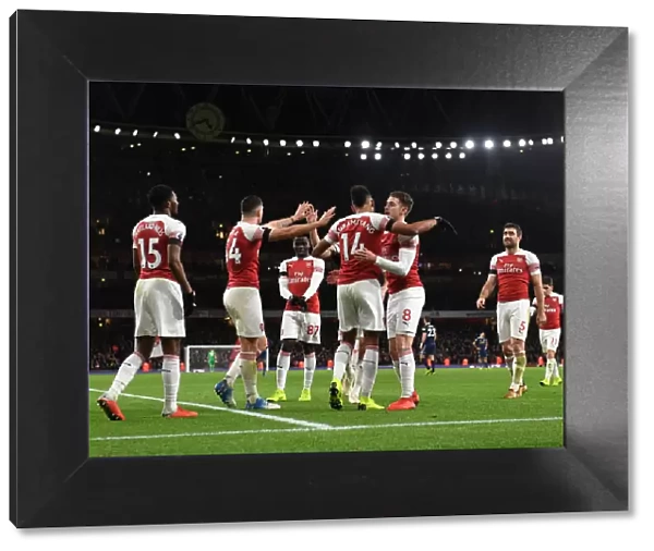 Four Sensational Goals: Aubameyang's Thrilling Performance in Arsenal's Victory Over Fulham (January 2019)