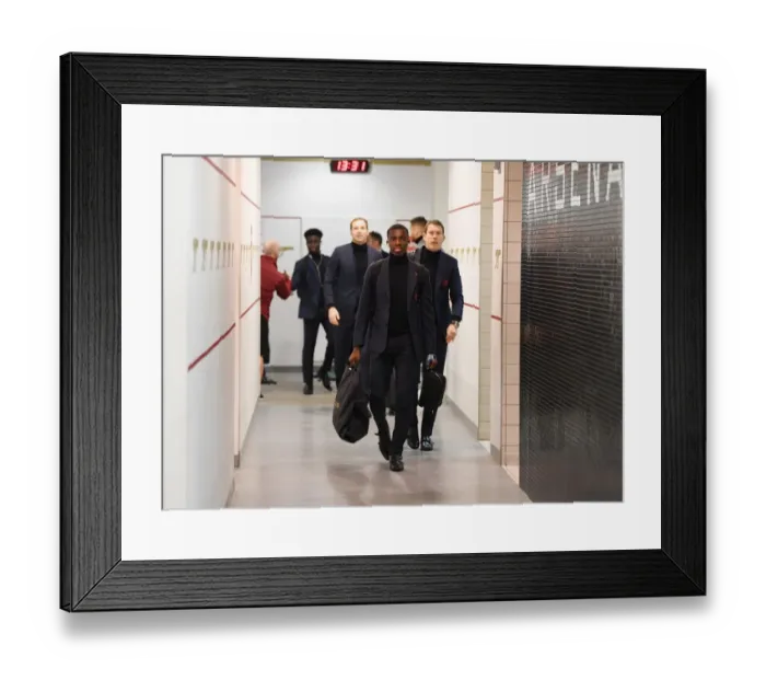 Framed Print : Arsenal FC: Eddie Nketiah's Pre-Match Routine vs Fulham (Premier League, 2018-19) Framed Print : Arsenal FC: Eddie Nketiah's Pre-Match Routine vs Fulham (Premier League, 2018-19)