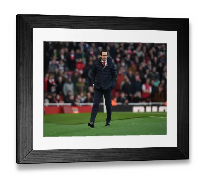 Framed Print : Unai Emery Leads Arsenal Against Fulham in Premier League Clash Framed Print : Unai Emery Leads Arsenal Against Fulham in Premier League Clash