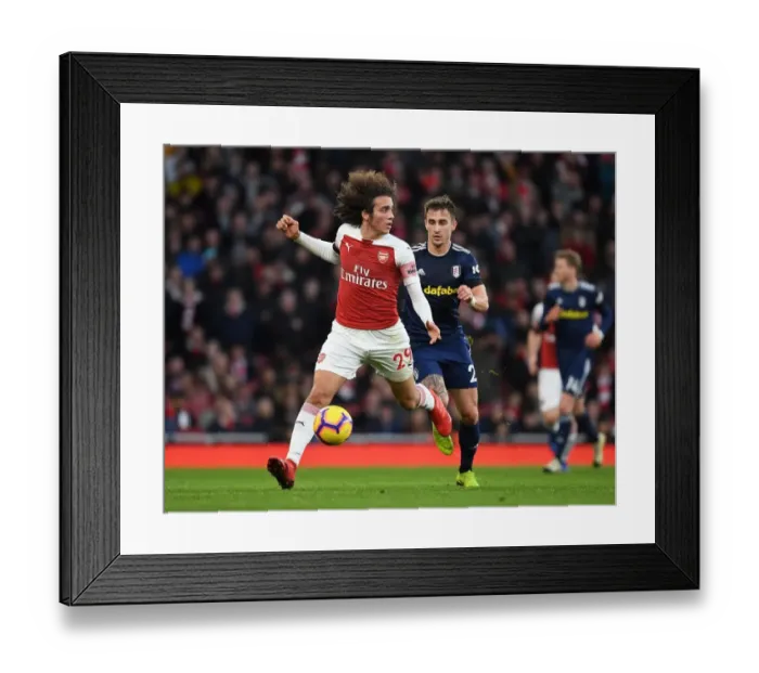 Framed Print : Arsenal vs Fulham: Matteo Guendouzi Clashes with Joe Bryan in Premier League Showdown (January 2019) Framed Print : Arsenal vs Fulham: Matteo Guendouzi Clashes with Joe Bryan in Premier League Showdown (January 2019)