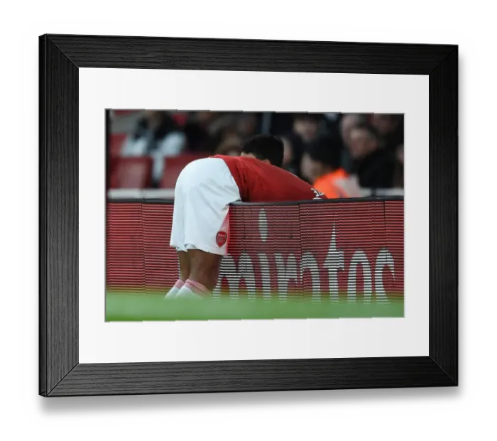 Framed Print : Arsenal's Alex Lacazette in Action against Fulham in the Premier League