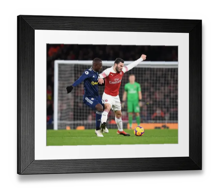 Framed Print : Arsenal vs. Fulham: Premier League Clash at Emirates Stadium, London (January 2019)