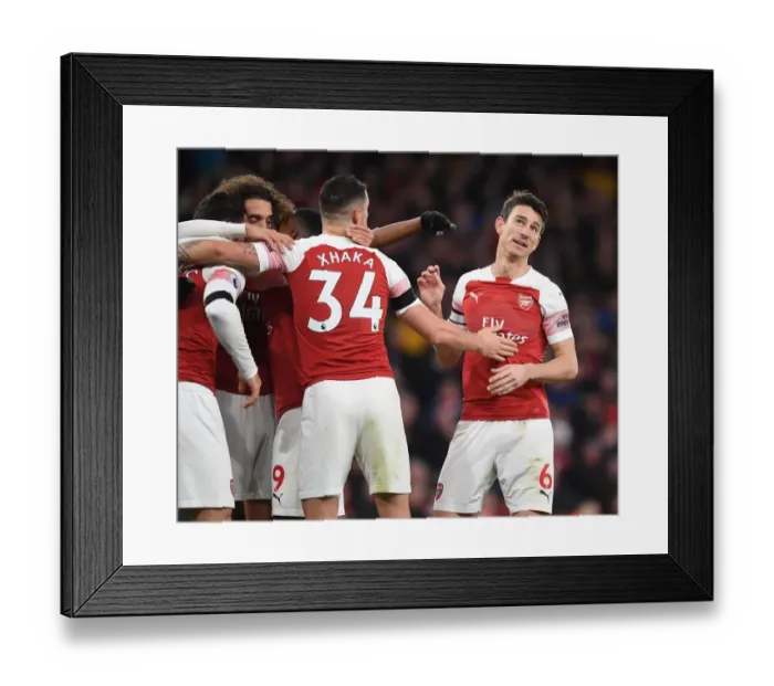 Framed Print : Arsenal vs. Fulham: Premier League Showdown at Emirates Stadium (January 2019)
