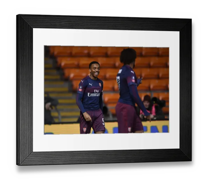 Framed Print : Joe Willock's Brace: Arsenal Secures FA Cup Victory Over Blackpool Framed Print : Joe Willock's Brace: Arsenal Secures FA Cup Victory Over Blackpool