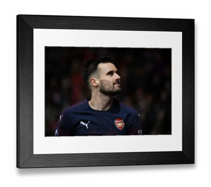 Framed Print : Arsenal's Carl Jenkinson in FA Cup Action at Blackpool (2019)