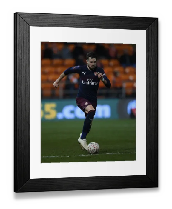Framed Print : Arsenal's Carl Jenkinson in FA Cup Action: Arsenal vs Blackpool (2019) Framed Print : Arsenal's Carl Jenkinson in FA Cup Action: Arsenal vs Blackpool (2019)