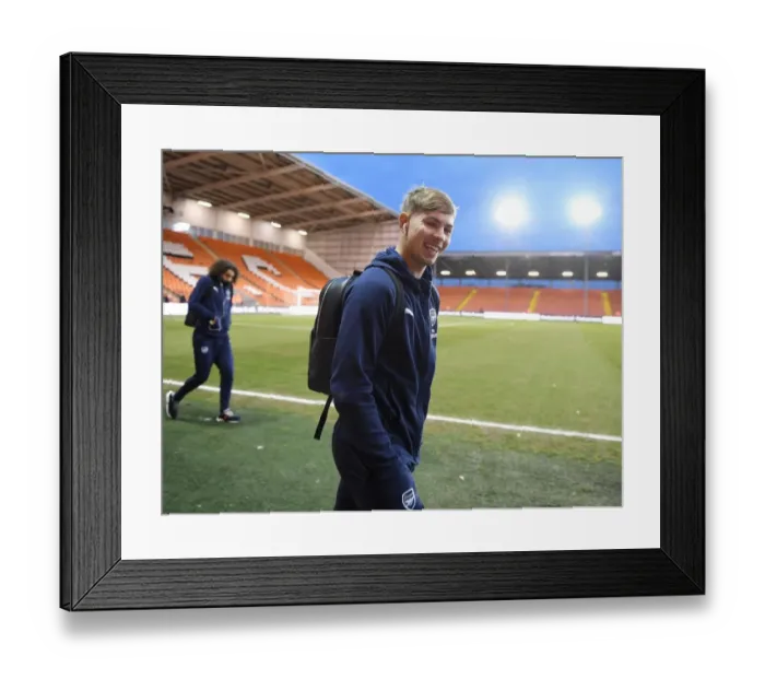 Framed Print : Emile Smith Rowe Gears Up for FA Cup Clash: Blackpool vs. Arsenal Framed Print : Emile Smith Rowe Gears Up for FA Cup Clash: Blackpool vs. Arsenal