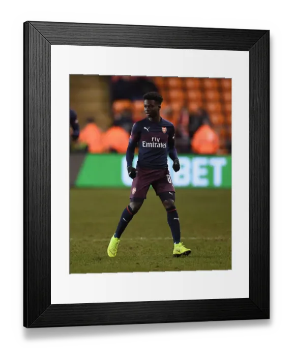Framed Print : FA Cup 2019: Blackpool vs. Arsenal - Saka in Action Framed Print : FA Cup 2019: Blackpool vs. Arsenal - Saka in Action