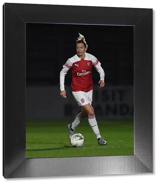 Janni Arnth of Arsenal in Action against Birmingham City Women - WSL Continental Tyres Cup
