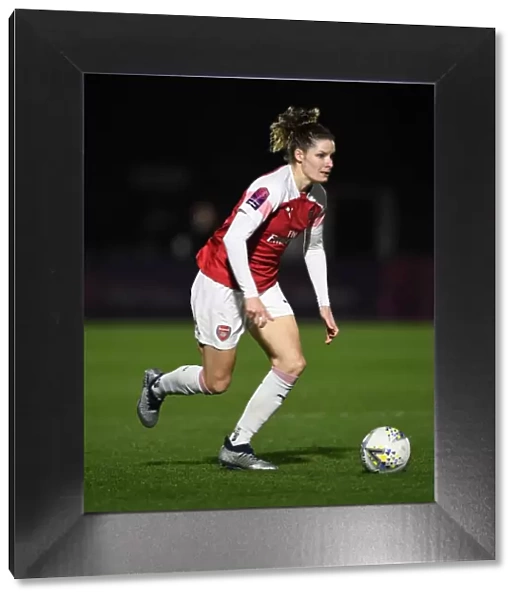 Dominique Bloodworth in Action: Arsenal Women vs Birmingham City Women (FA WSL Cup)