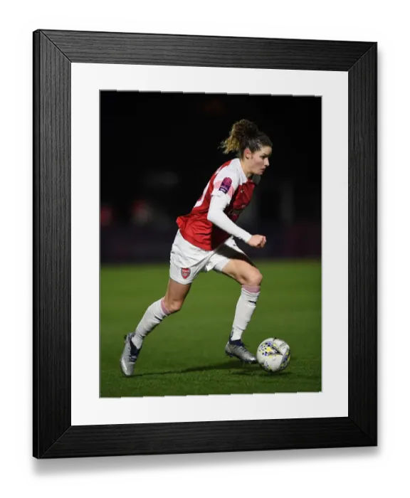 Framed Print : Dominique Bloodworth in Action: Arsenal Women vs Birmingham City Women