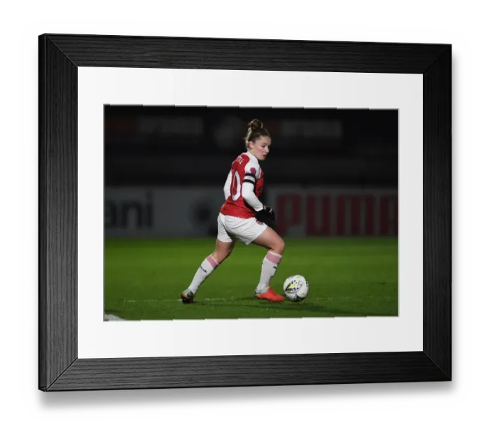 Framed Print : Kim Little in Action: Arsenal Women vs Birmingham City Women - FA WSL Cup Match