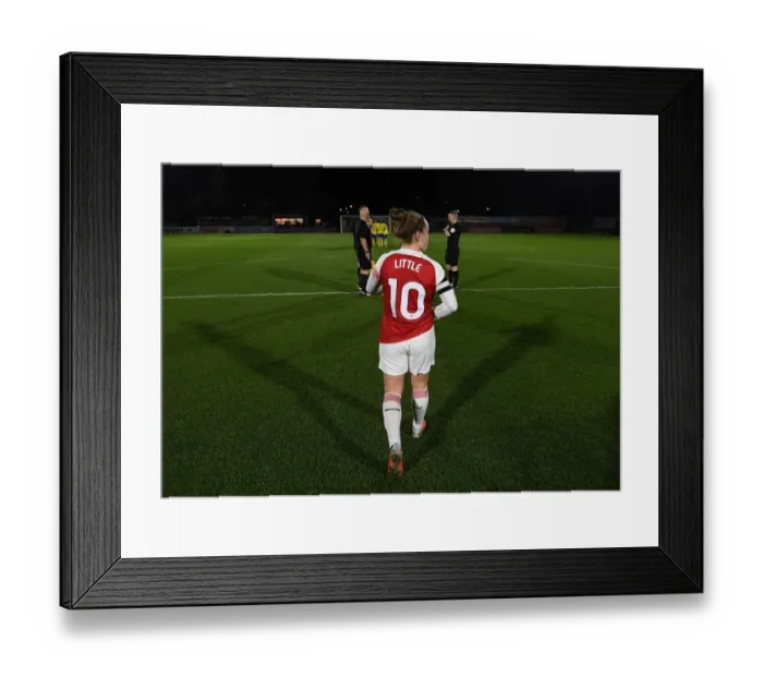 Framed Print : Kim Little: Arsenal Women Ready for FA WSL Continental Tyres Cup Clash Against Birmingham City