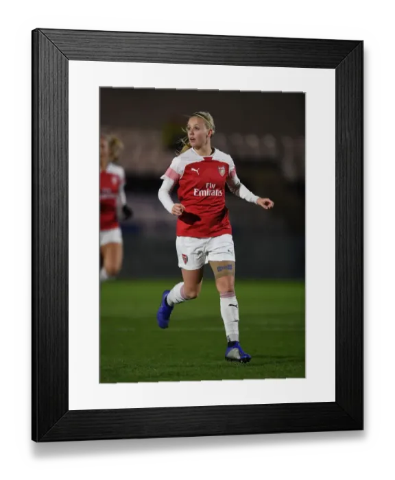 Framed Print : Beth Mead in Action: Arsenal Women vs Birmingham City Women (FA WSL Cup)