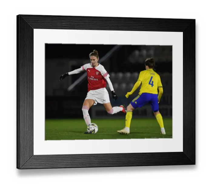 Framed Print : Vivianne Miedema in Action for Arsenal Women vs Birmingham City Women - WSL Continental Tyres Cup Framed Print : Vivianne Miedema in Action for Arsenal Women vs Birmingham City Women - WSL Continental Tyres Cup