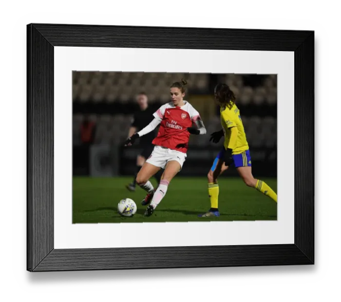 Framed Print : Vivianne Miedema in Action: Arsenal Women vs. Birmingham City (FA WSL Continental Tyres Cup) Framed Print : Vivianne Miedema in Action: Arsenal Women vs. Birmingham City (FA WSL Continental Tyres Cup)