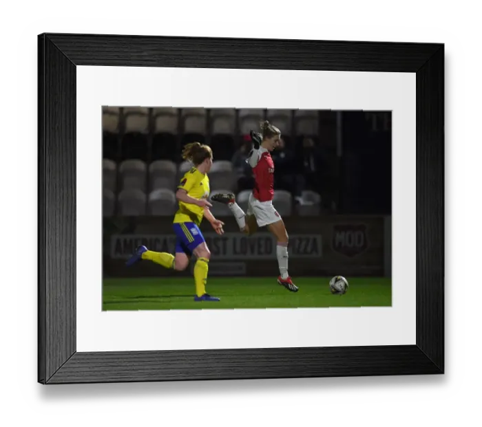 Framed Print : Vivianne Miedema Scores Arsenal's Second Goal in FA WSL Cup Match Framed Print : Vivianne Miedema Scores Arsenal's Second Goal in FA WSL Cup Match