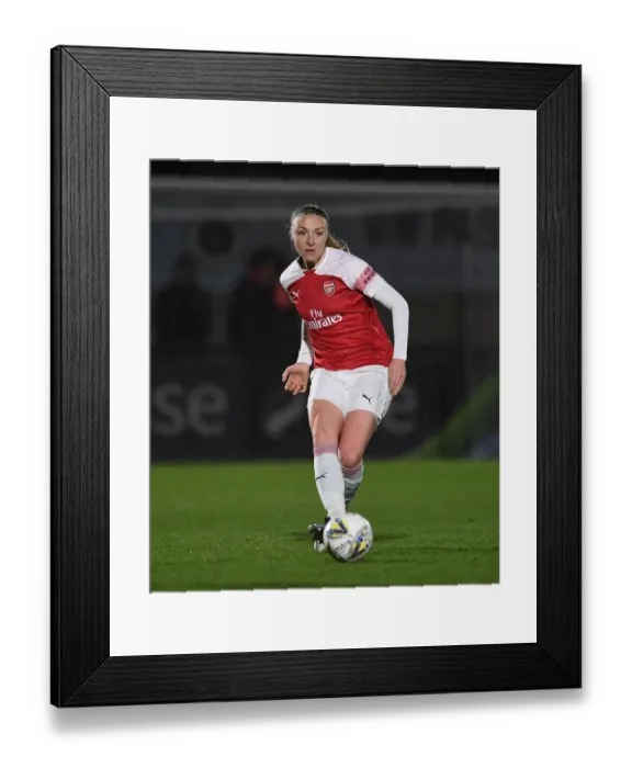 Framed Print : Louise Quinn in Action: Arsenal Women vs Birmingham City Women (FA WSL Cup)