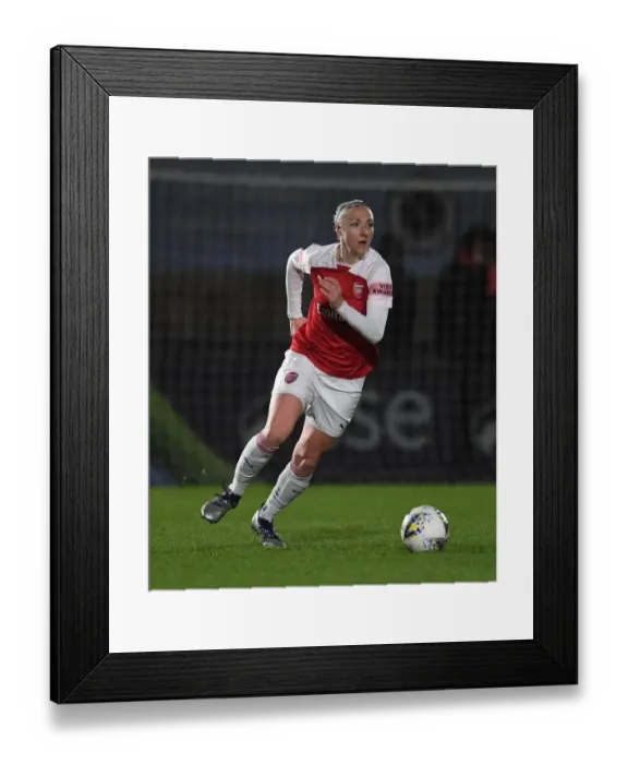 Framed Print : Louise Quinn in Action: Arsenal Women vs Birmingham City Women (FA WSL Cup)