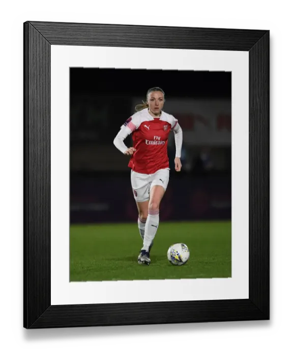 Framed Print : Louise Quinn in Action: Arsenal Women vs Birmingham City Women (FA WSL Cup)