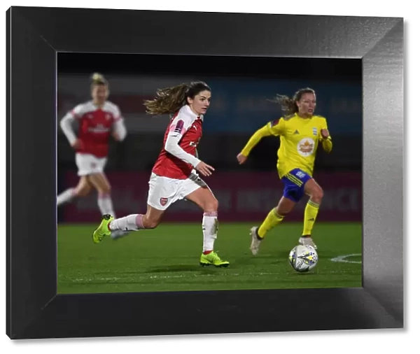 Danielle van de Donk in Action: Arsenal Women vs Birmingham City Women (FA WSL Cup)