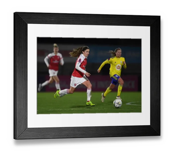 Framed Print : Danielle van de Donk in Action: Arsenal Women vs Birmingham City Women (FA WSL Cup)