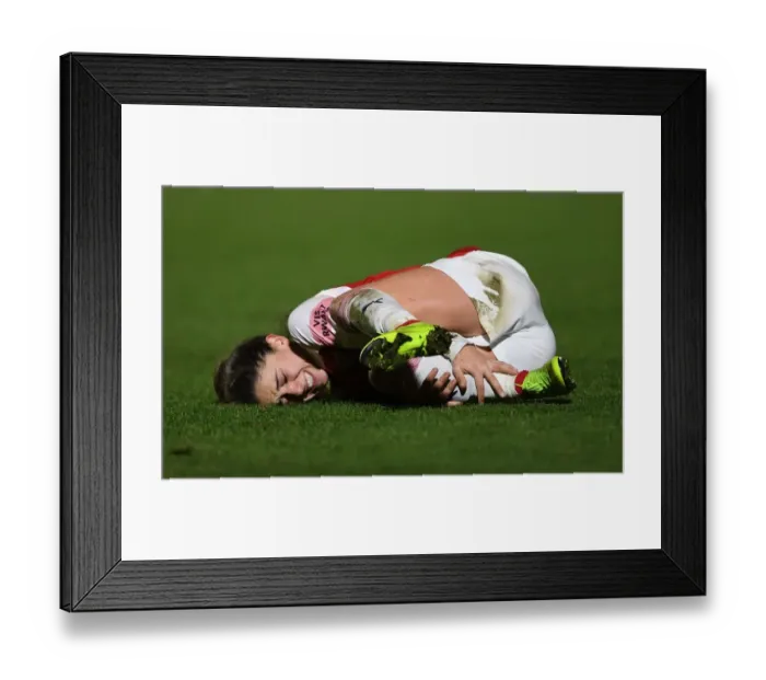 Framed Print : Danielle van de Donk in Action for Arsenal Women vs. Birmingham City (FA WSL Continental Tyres Cup)