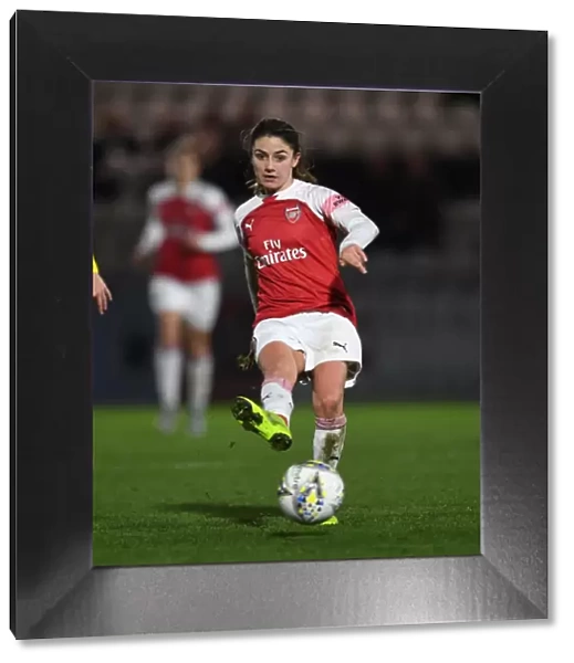 Danielle van de Donk in Action: Arsenal Women vs Birmingham City (WSL Continental Tyres Cup)