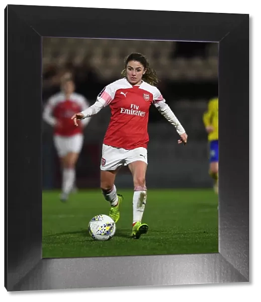 Danielle van de Donk in Action for Arsenal Women vs Birmingham City (FA WSL Continental Tyres Cup)