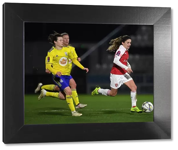 Arsenal's Danielle van de Donk Faces Off Against Birmingham's Hayley Ladd in FA WSL Continental Tyres Cup Match