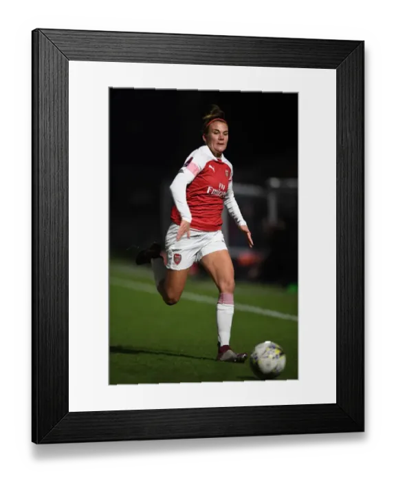 Framed Print : Katrine Veje in Action: Arsenal Women vs Birmingham City Women, FA WSL Continental Tyres Cup Framed Print : Katrine Veje in Action: Arsenal Women vs Birmingham City Women, FA WSL Continental Tyres Cup