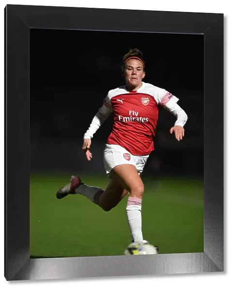 Arsenal's Katrine Veje in Action during FA WSL Match
