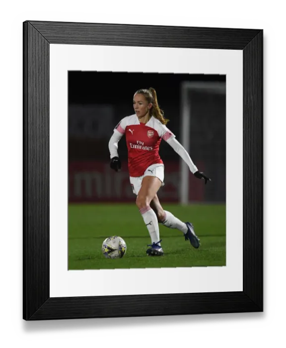 Framed Print : Arsenal's Lia Walti in Action against Birmingham City Women in FA WSL Continental Tyres Cup