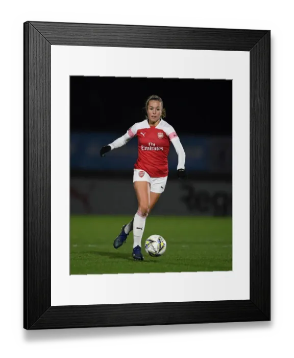 Framed Print : Lia Walti in Action: Arsenal Women vs Birmingham City Women, FA WSL Continental Tyres Cup