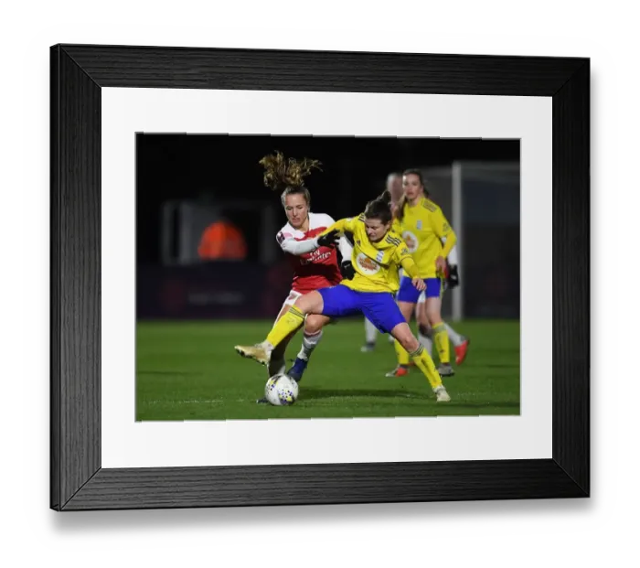 Framed Print : Clash of Stars: Lia Walti vs. Hayley Ladd in FA WSL Continental Tyres Cup Match