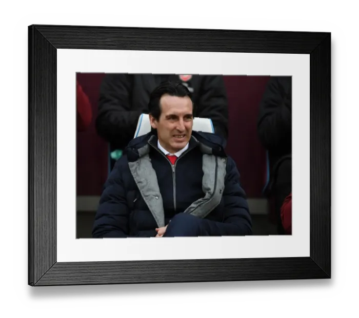 Framed Print : Unai Emery Before Arsenal's Clash Against West Ham United (January 2019) Framed Print : Unai Emery Before Arsenal's Clash Against West Ham United (January 2019)