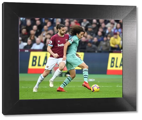 Guendouzi vs Carroll: Intense Clash Between West Ham and Arsenal in Premier League